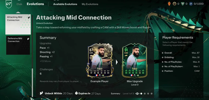 EA FC 24 Attacking Mid Connection